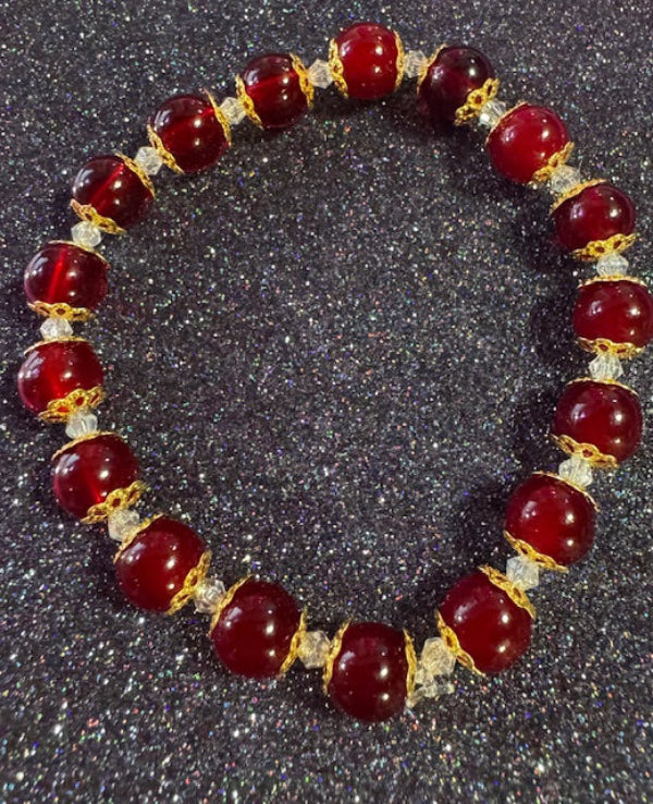 Scarlet Elegance Bracelet