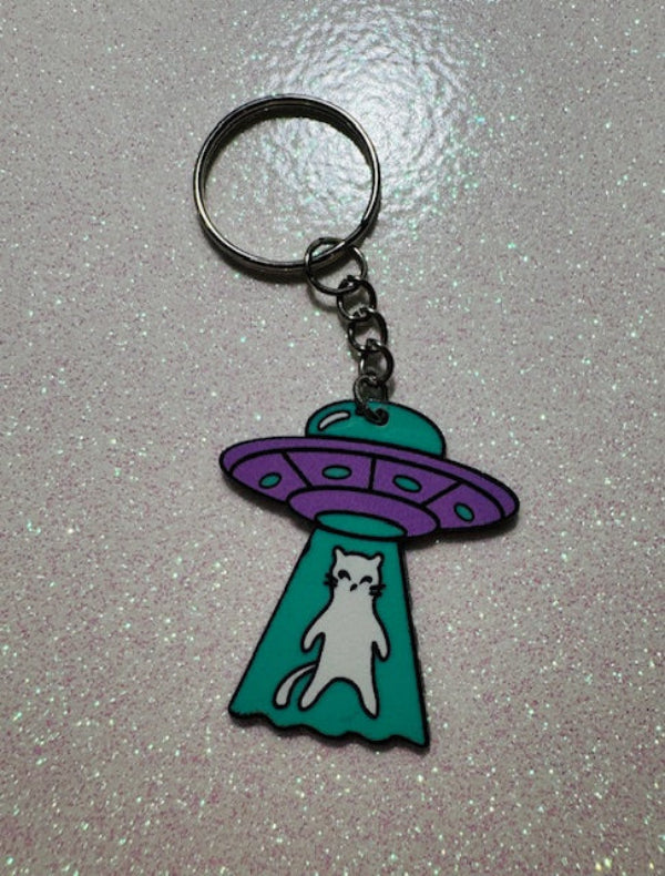 Beam Me Up Keychain