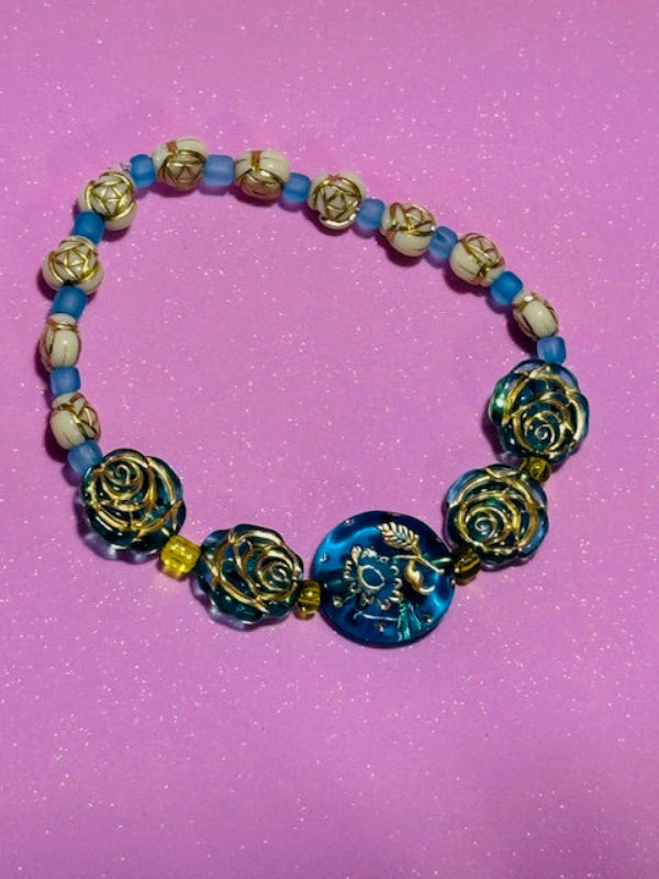 Azure Blooms Bracelet