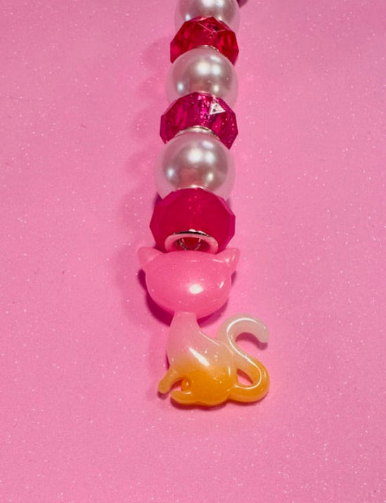 Purrfectly Pink Purse Charm/Keychain