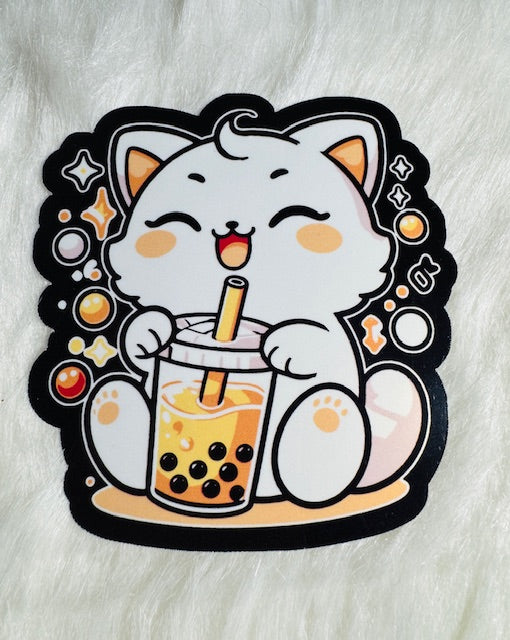 Bubbly Kitten Sticker