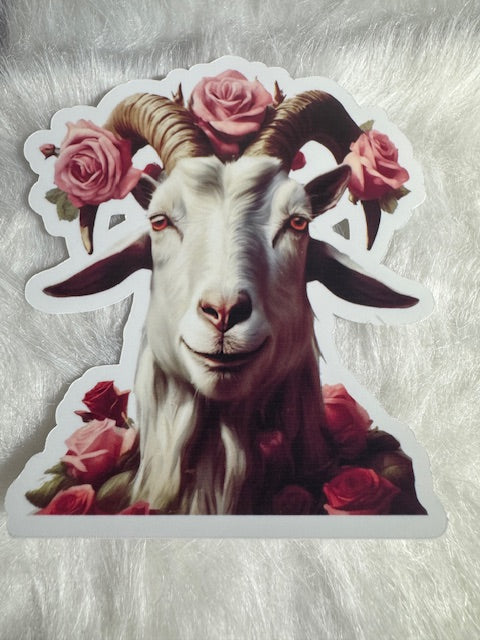 Rosebud the Goat Sticker