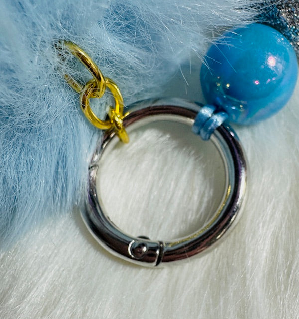 Moon Face Keychain/Purse Charm