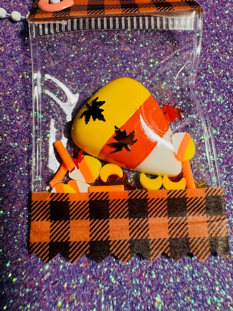 Candy Corn Charm Bag