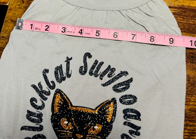 Black Cat Surfboards Dog Shirt XL