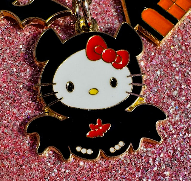 Batty Kitty Zipper Pull