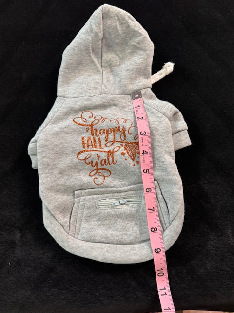 Fall Dog Hoodies Small