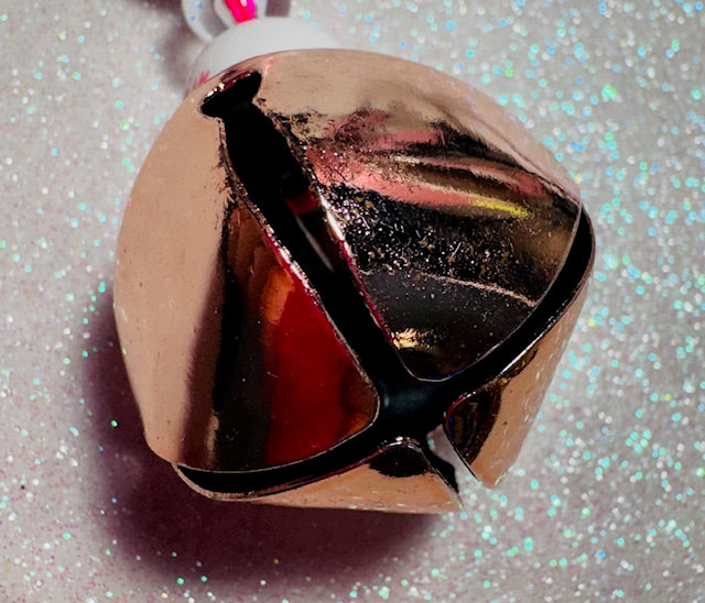 Pink Snowflake Keychain