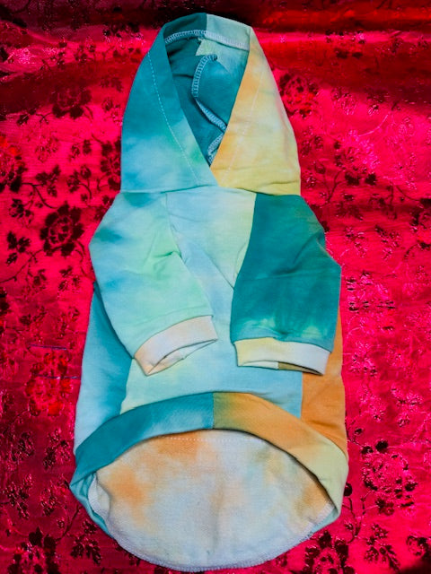 Peace and Love Santa Dog Shirt Large