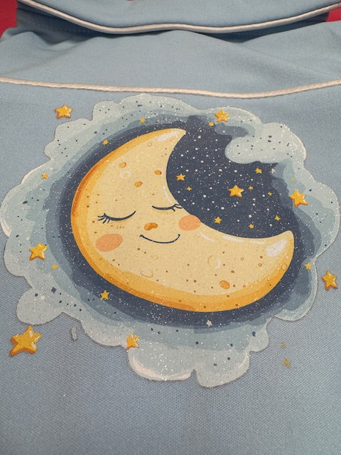 Sleepy Moon Dog Shirt XL