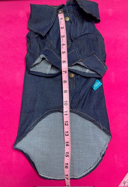 Denim Dog Shirt XL