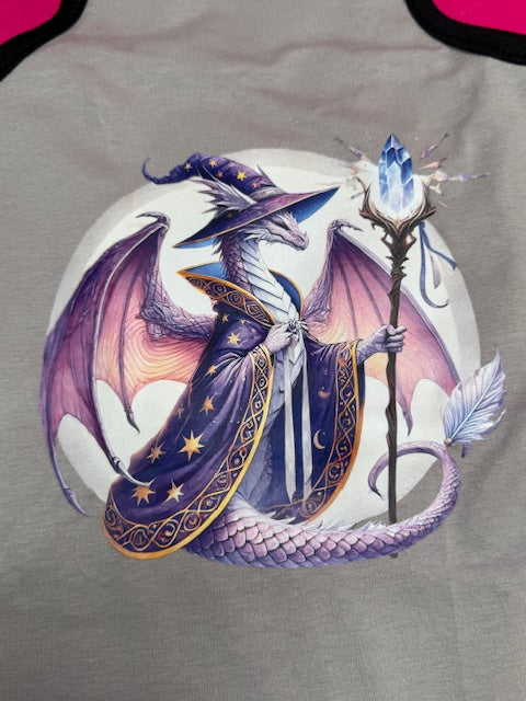 Wizard Dragon Dog Shirt XL
