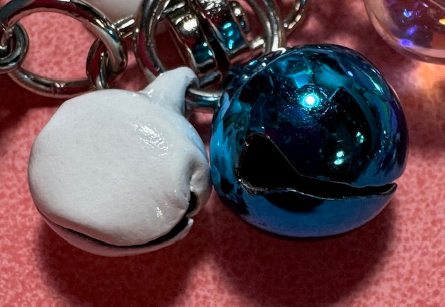 Mushroom and Rainbows Purse Charm/Zipper Pull