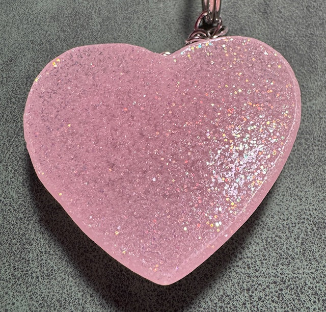 Heart and Star Valentine Keychain