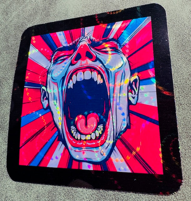Screaming Man Sticker