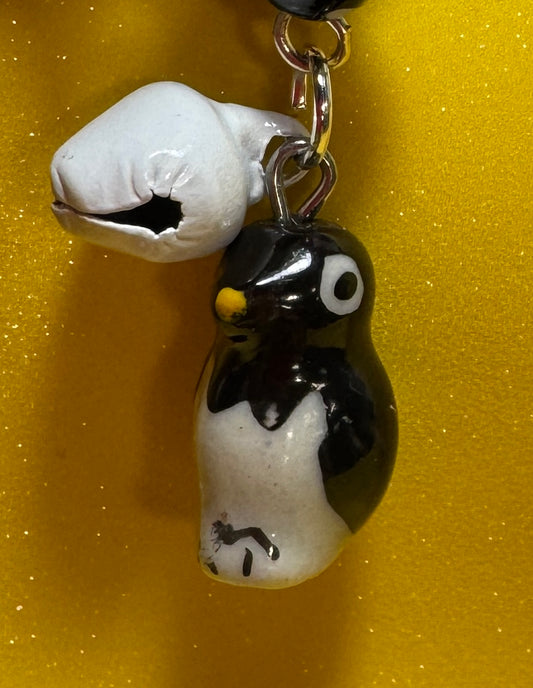 Penguin Zipper Pull