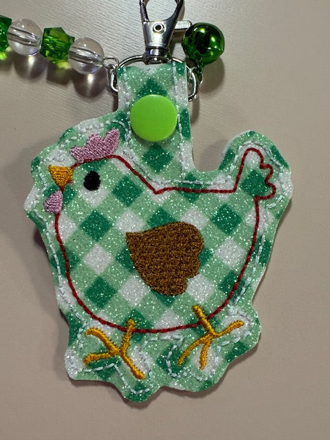 Clucky Chicken Purse Charm