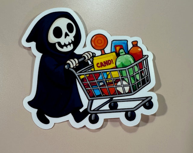 Funny Reaper Stickers Set
