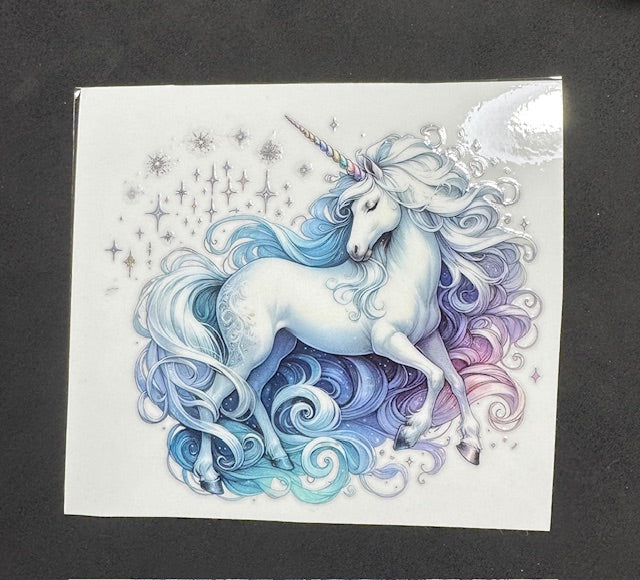 Purple Unicorn Sticker