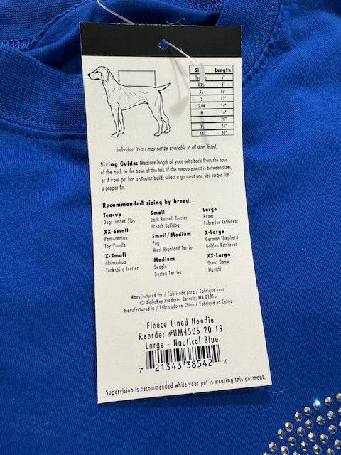 Hearts and Paws Dog Shirt Large