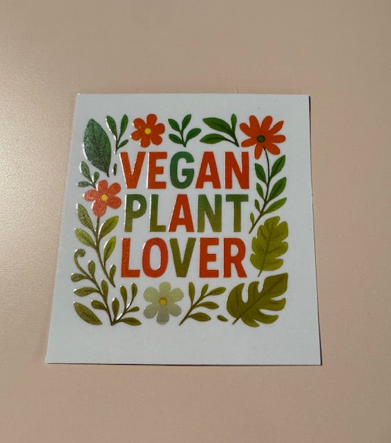 Vegan Plant Sticker