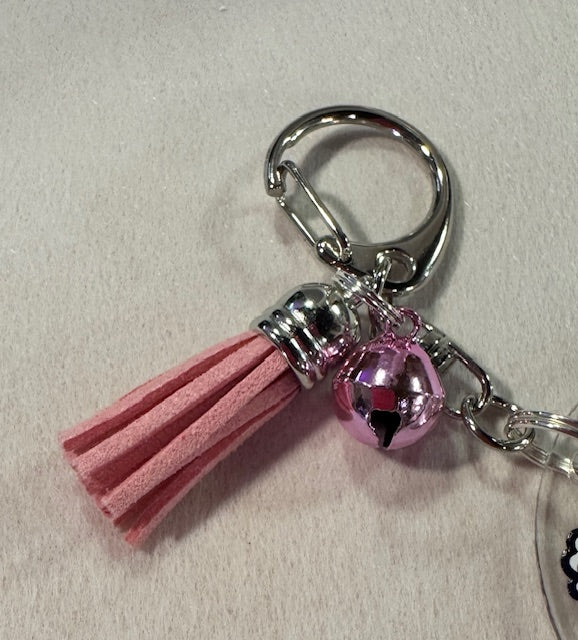 Bee in the Flowers Keychain