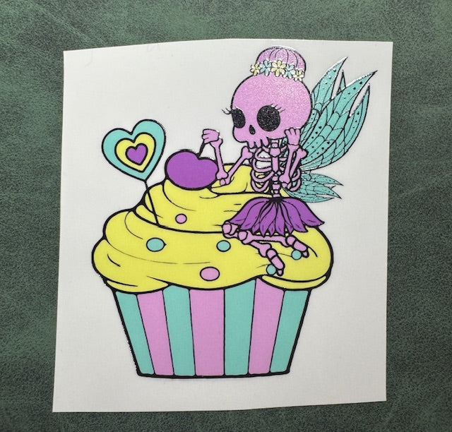 Fairy Cupcake Sticker