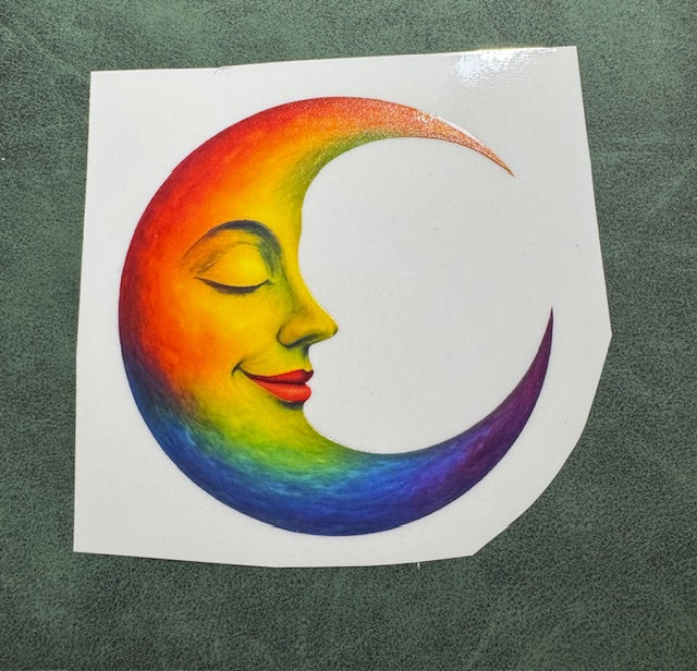 Celestial Moon Sticker