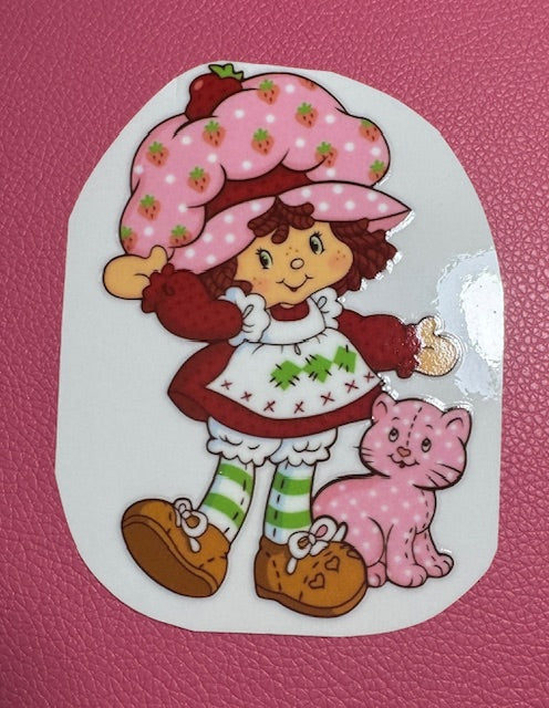 Strawberry Shortcake UV Sticker