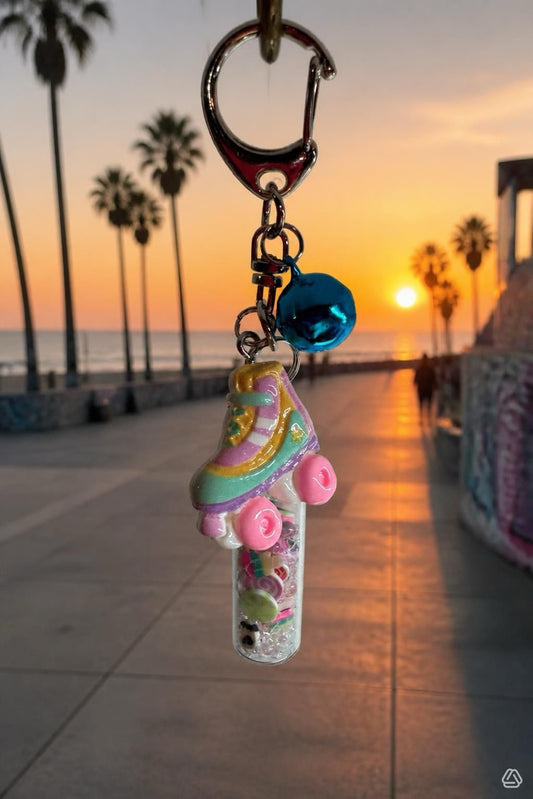 Skater Shaker Purse Charm
