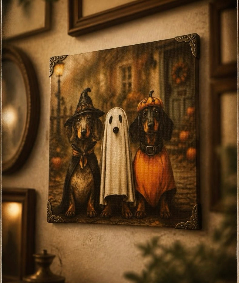 Halloween Dachshunds