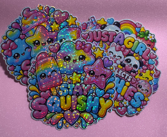 Squishy Sticker Set