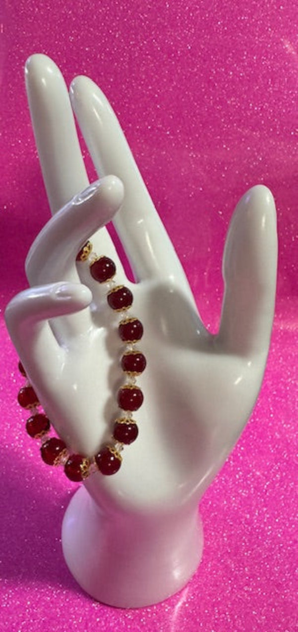 Scarlet Elegance Bracelet