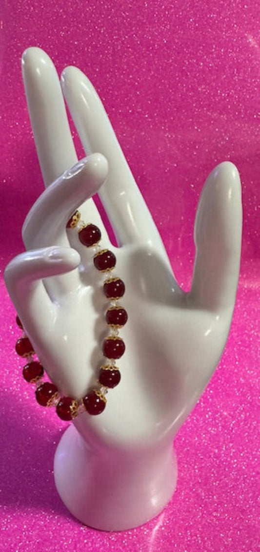 Scarlet Elegance Bracelet