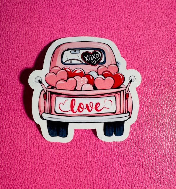 Love Truck Sticker