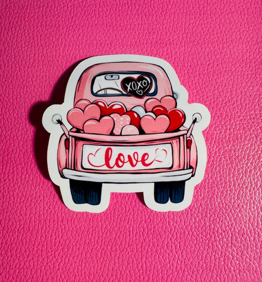 Love Truck Sticker