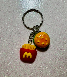 Fast Food Keychain