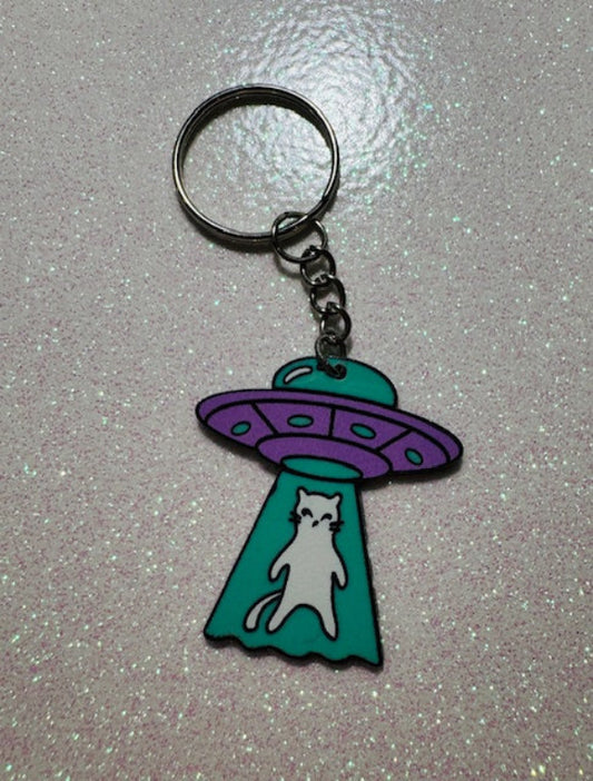 Beam Me Up Keychain