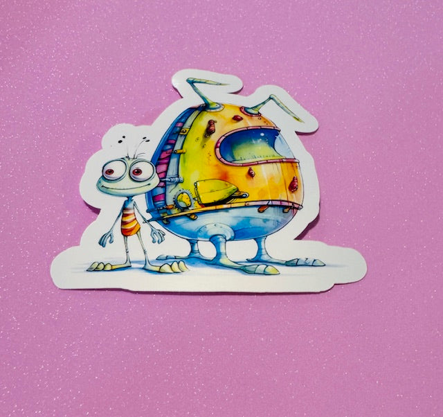 Teen Age Alien Sticker Pack