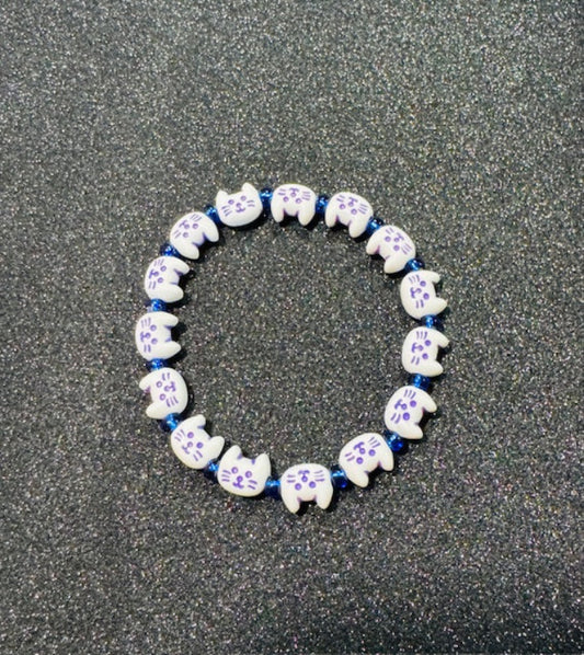 Blue Meow Bracelet