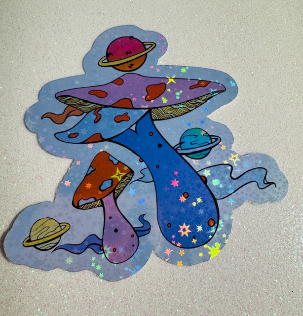 Psychedelic Mushroom Stickers