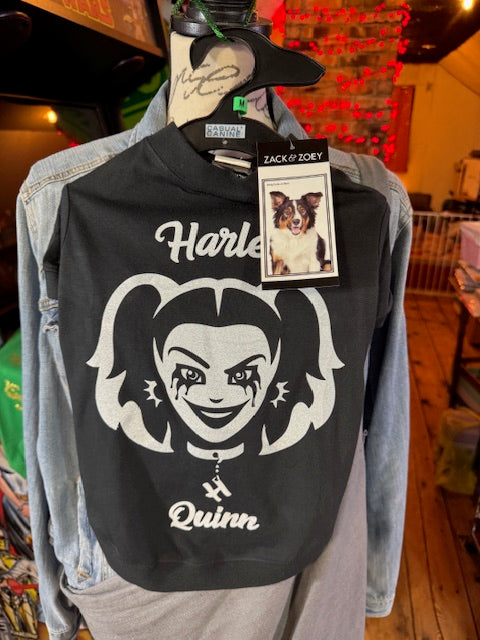 Harley Quinn Dog Shirt Medium