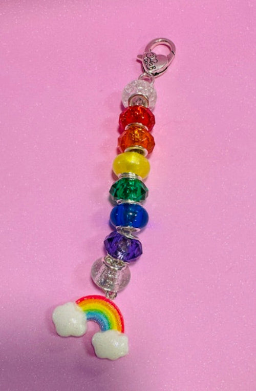 Rainbow Heaven Purse Charm/Keychaim