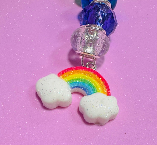 Rainbow Heaven Purse Charm/Keychaim