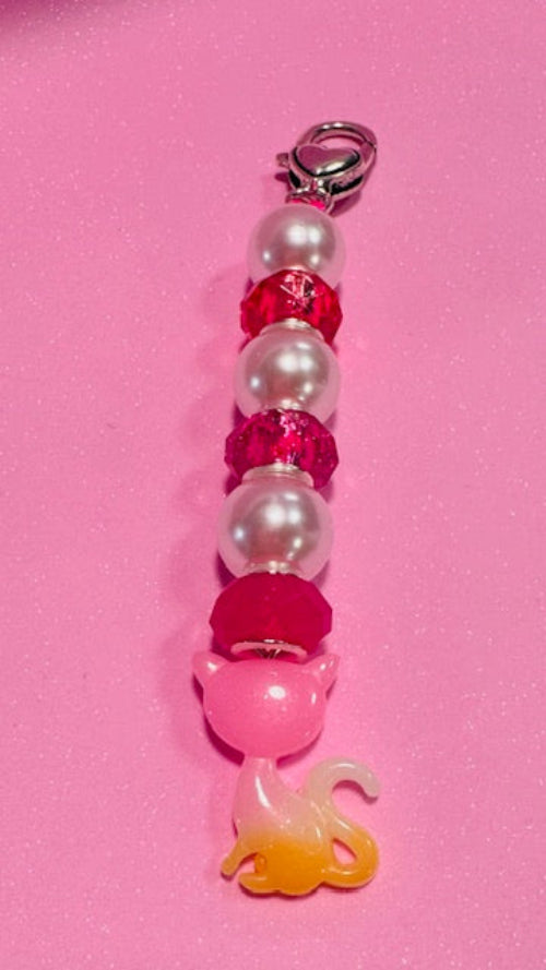 Purrfectly Pink Purse Charm/Keychain