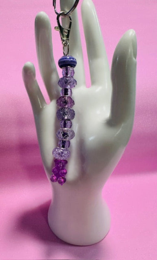 Sweet Purple Dreams Purse Charm/Keychain