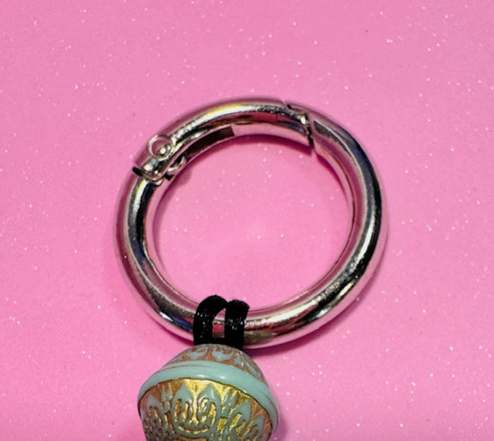 Vintage Pearl Harmony Purse Charm/Keychain