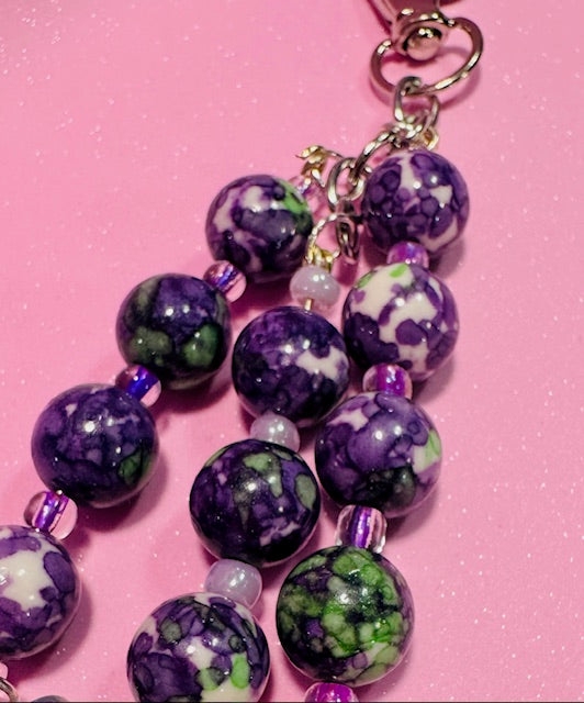 Garden Flutter Purse Charm/Keychain