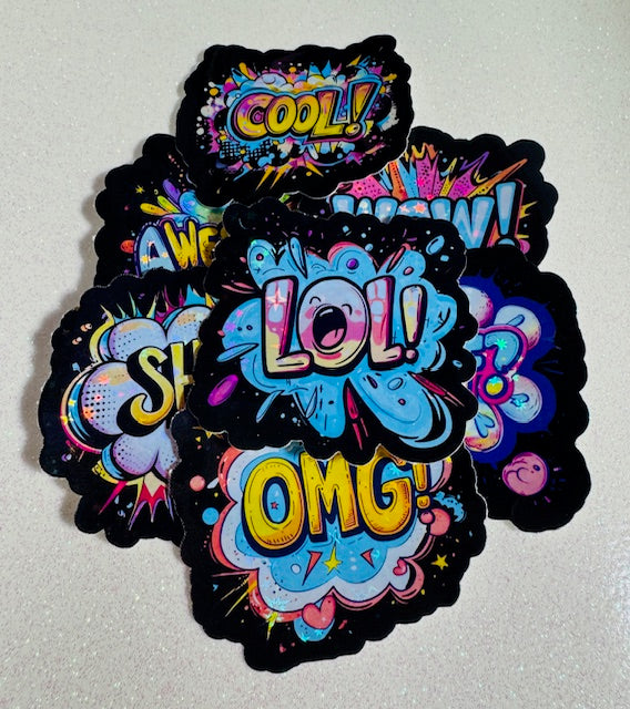 Glossy Lingo Stickers