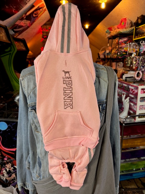 Pink Dog Jogging Suit Large